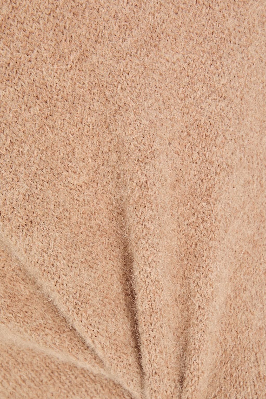 MAGDA BUTRYM تنورة متوسطة الطول من نسيج محبوك وممشّط