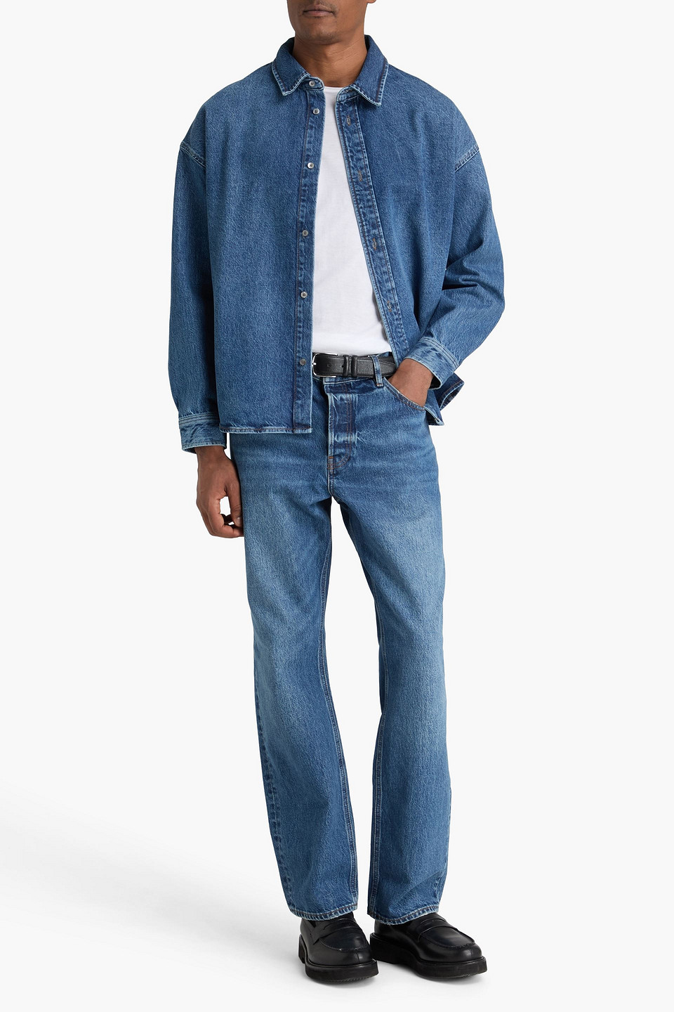  Frame - Denim Shirt - Blue - S 