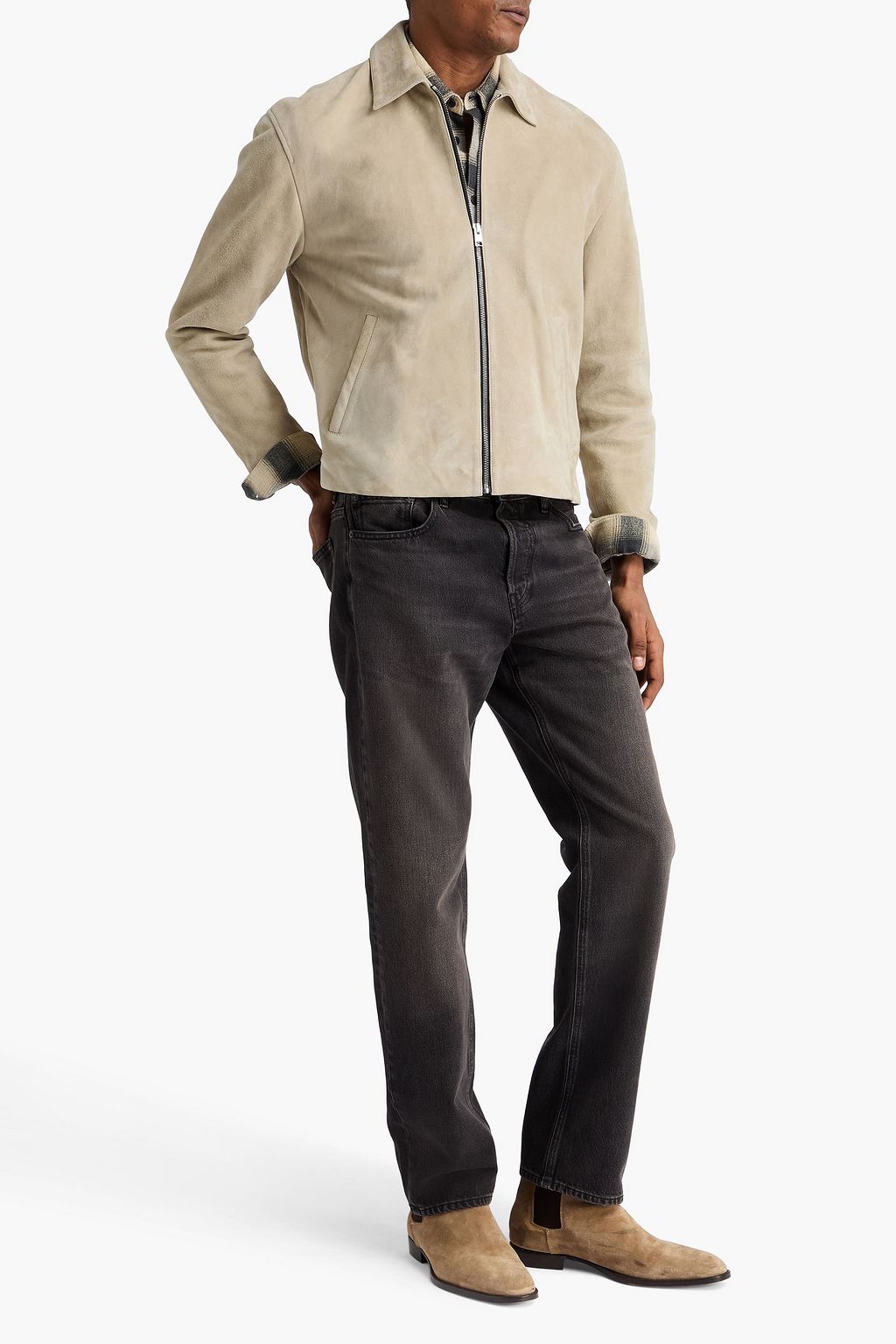 FRAME Cleas suede jacket