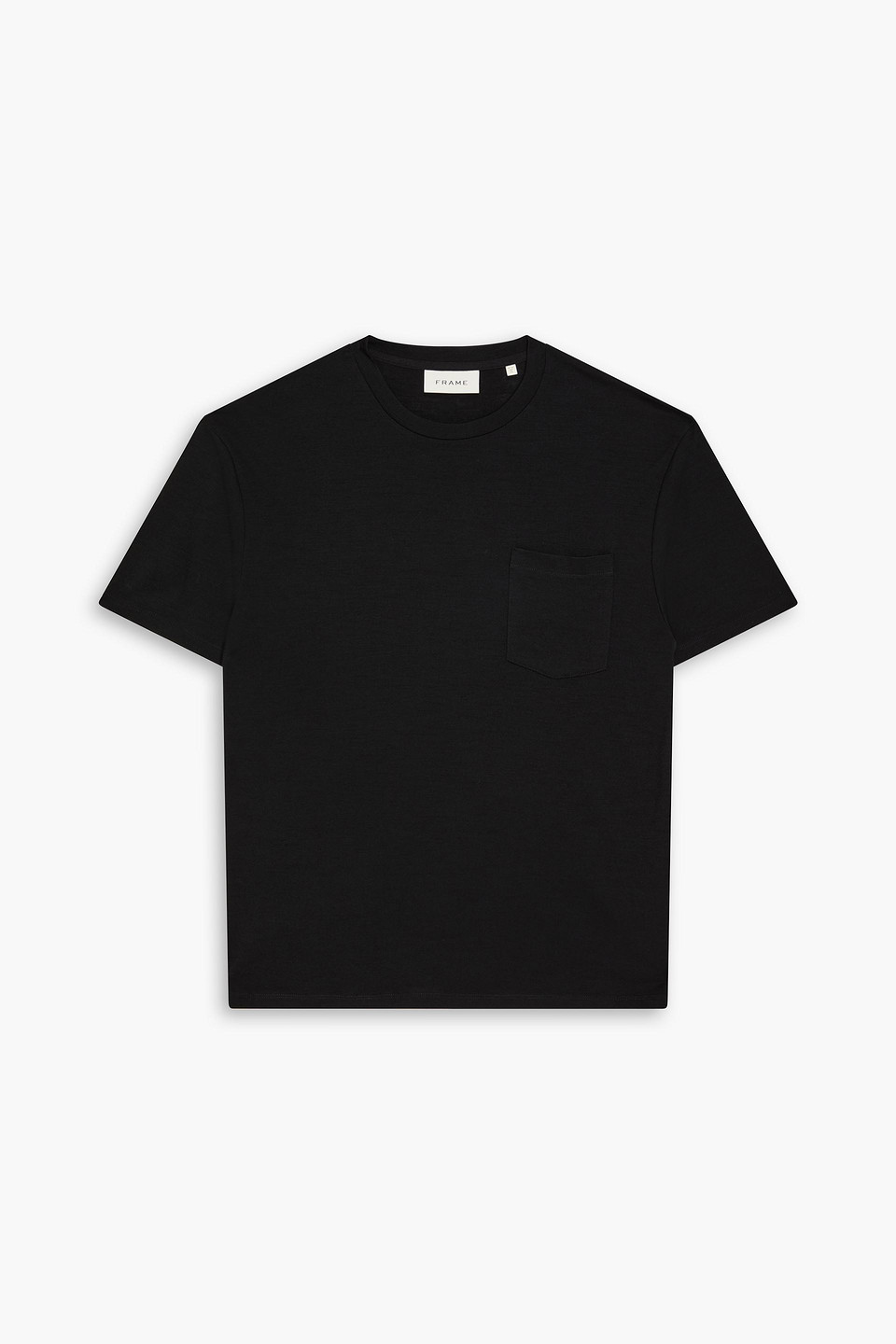 frame - wool-jersey t-shirt - black - m