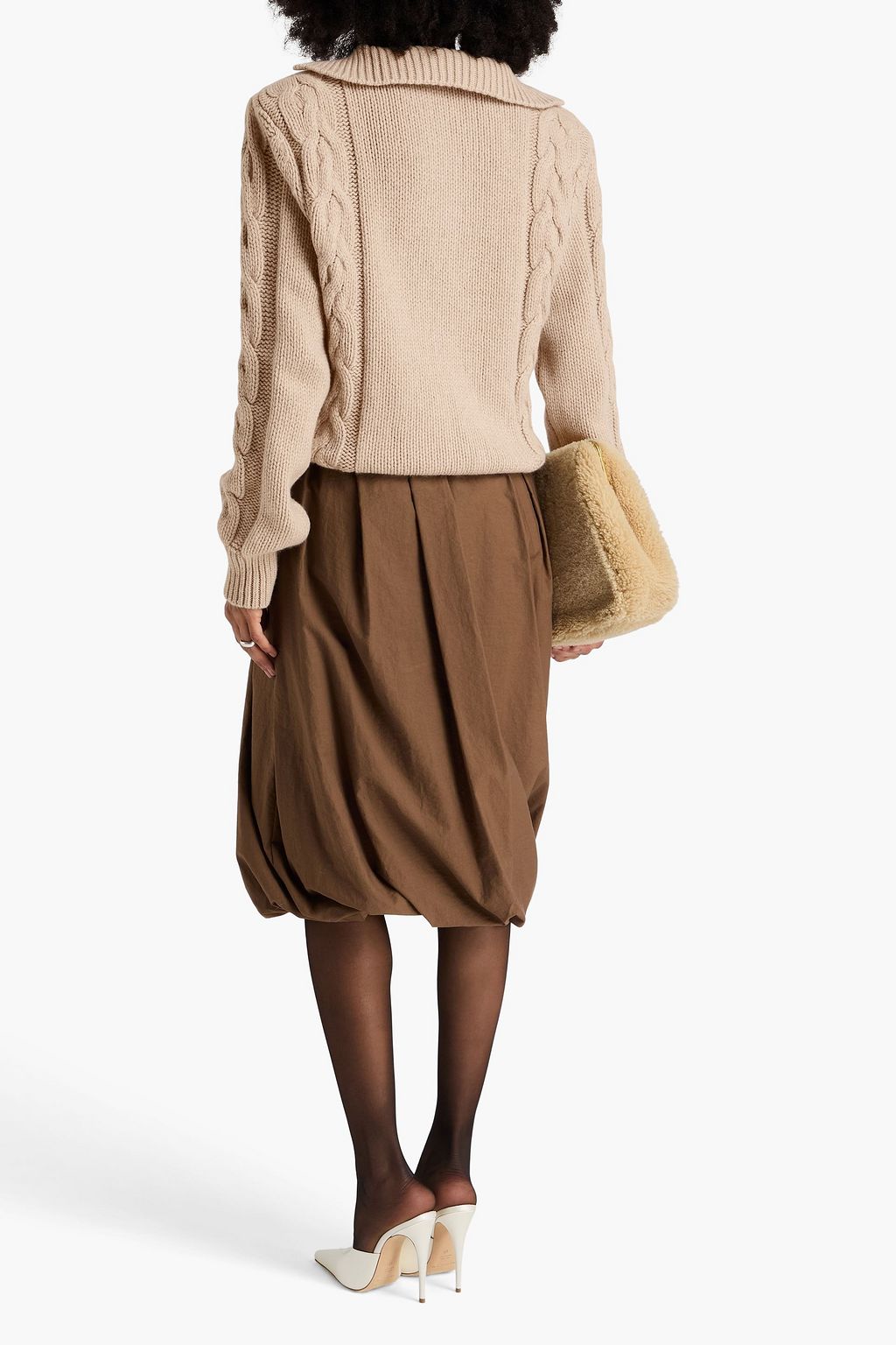 MAGDA BUTRYM Cable-knit cashmere sweater