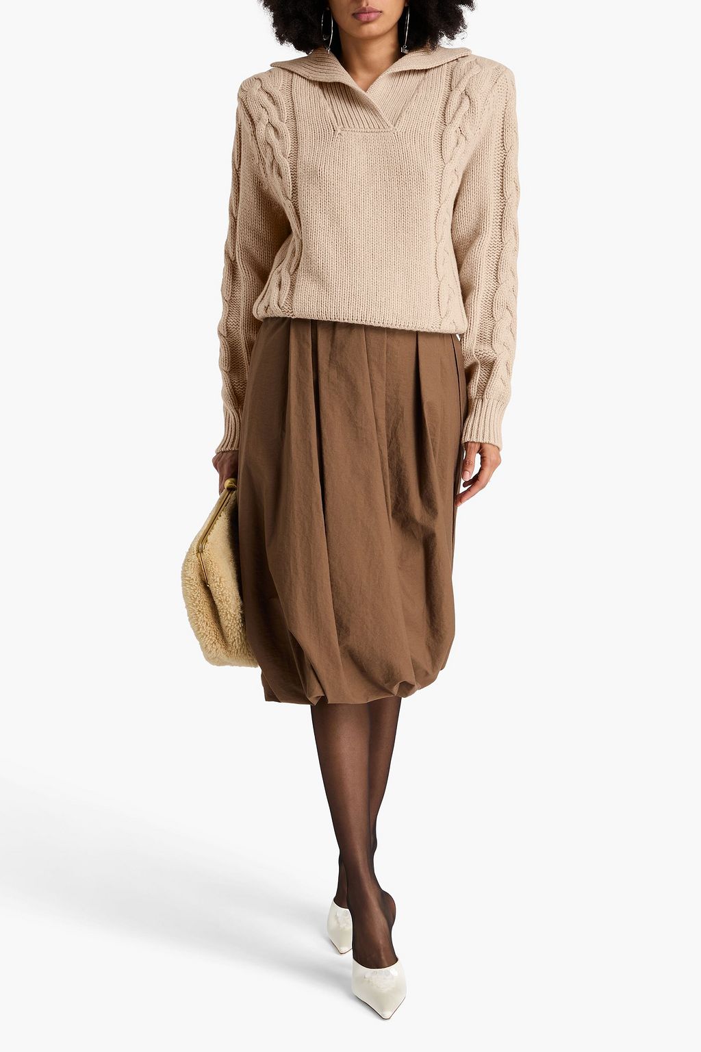 MAGDA BUTRYM Cable-knit cashmere sweater