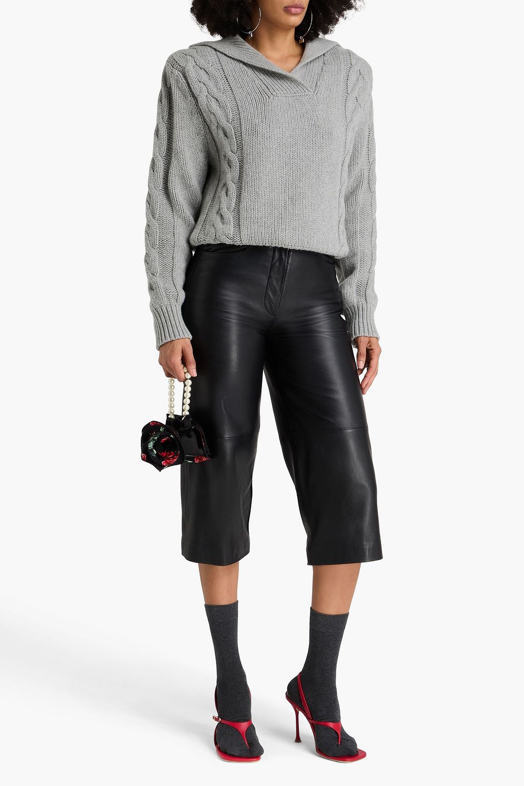 MAGDA BUTRYM Cable-knit cashmere sweater