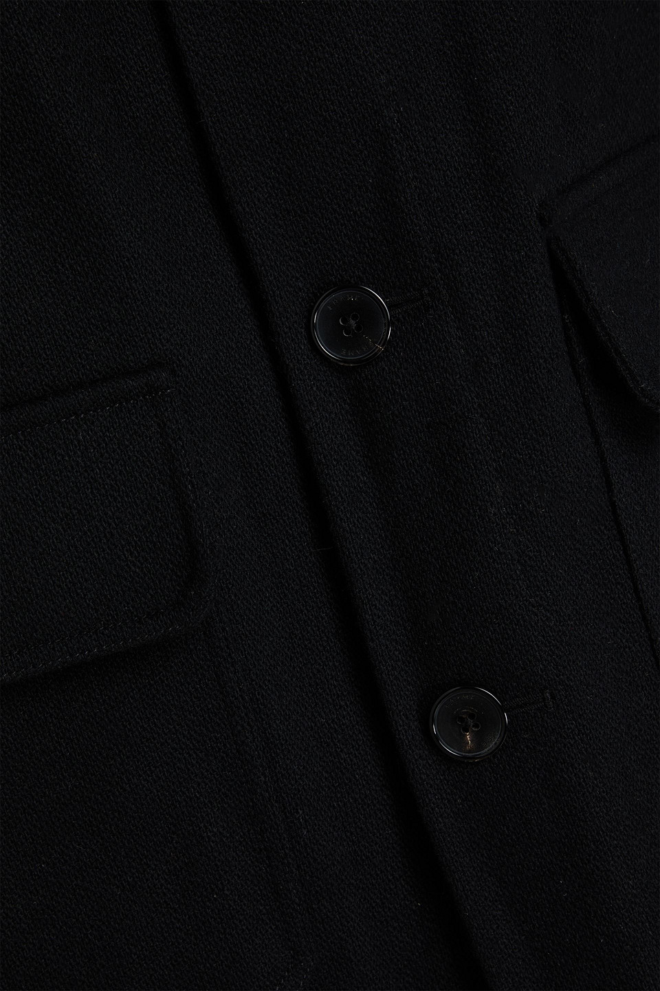 Frame Leather-trimmed Wool-blend Jacket In Black