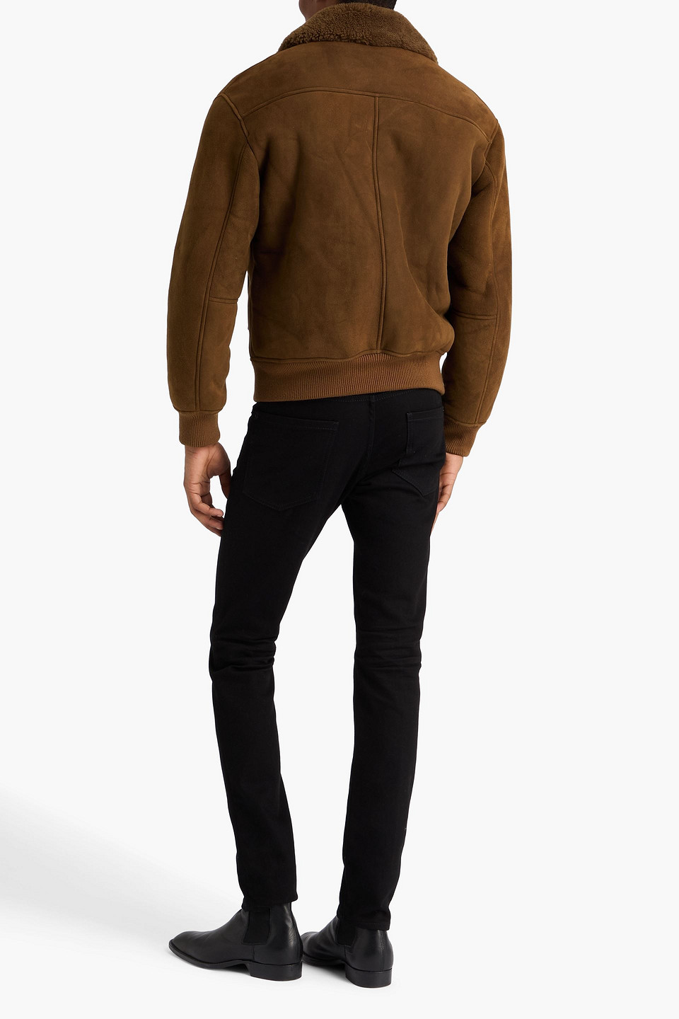  Frame - Bomberjacke Aus Shearling - Braun - S 