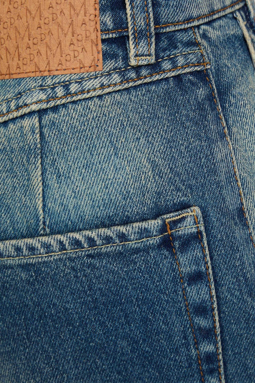 MAGDA BUTRYM Faded high-rise wide-leg jeans