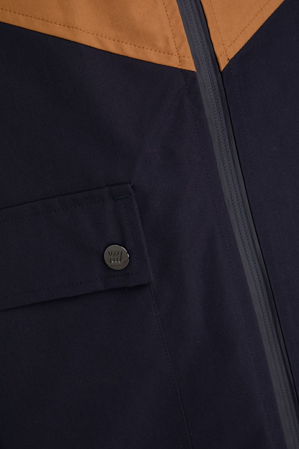 WE NORWEGIANS Lyngen two-tone cotton track jacket