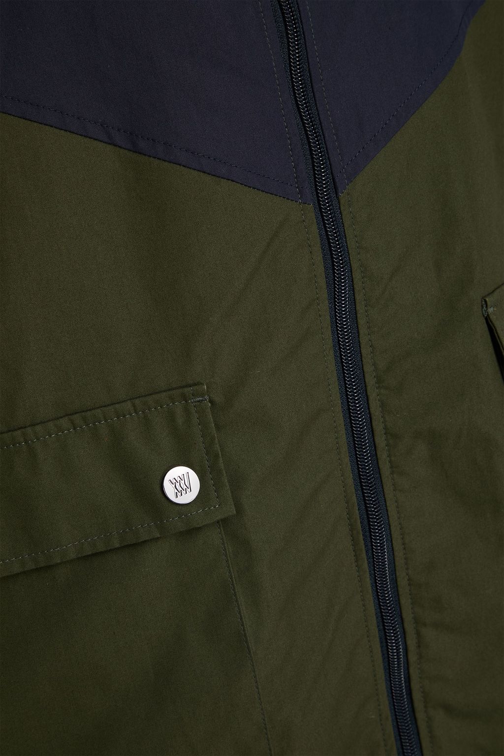 WE NORWEGIANS Lyngen two-tone cotton track jacket