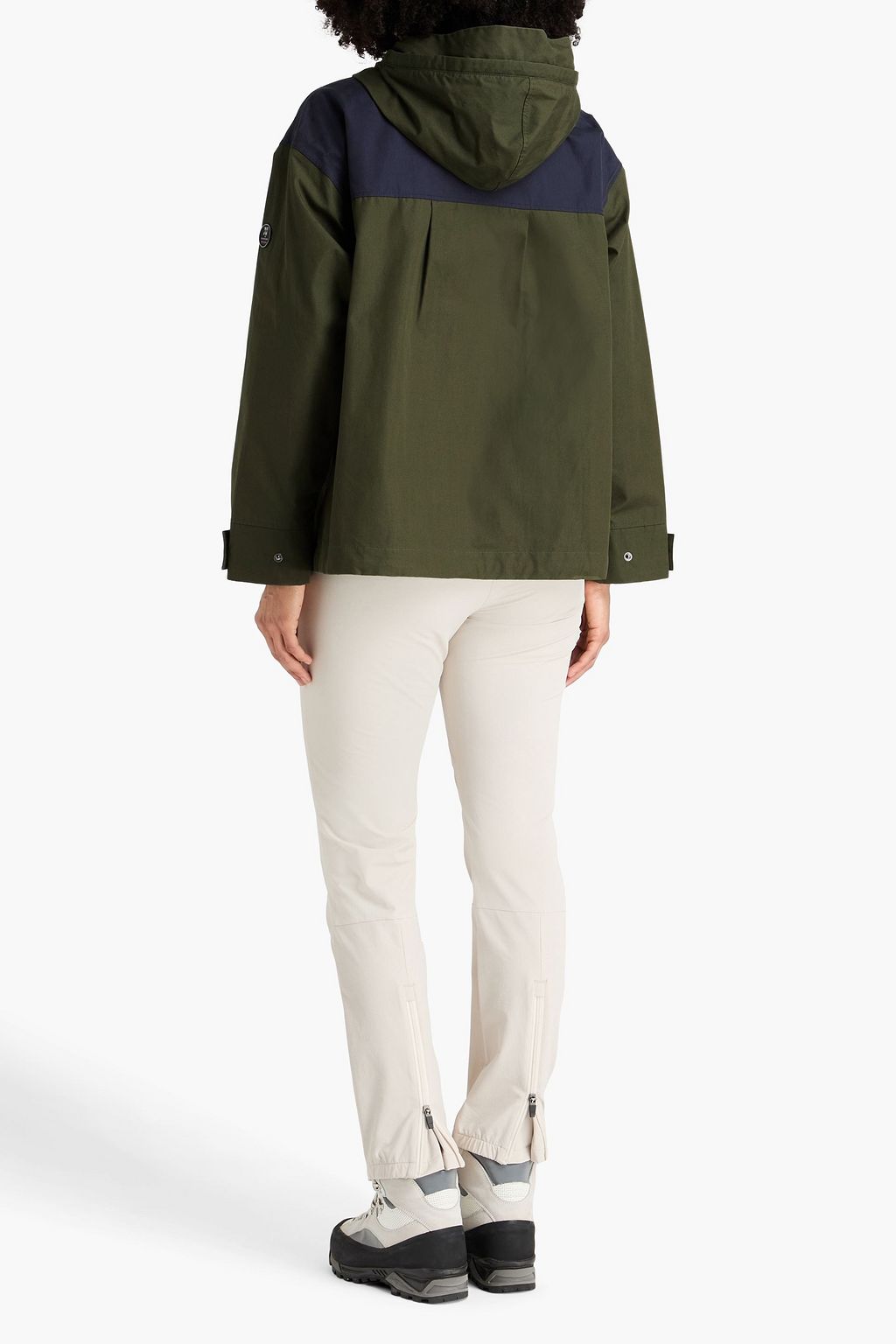 WE NORWEGIANS Lyngen two-tone cotton track jacket