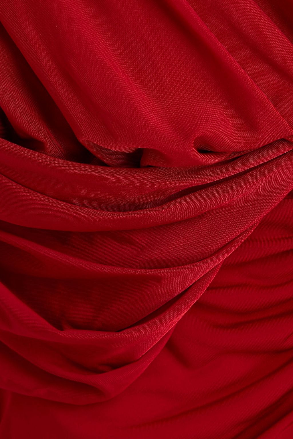 MAGDA BUTRYM Ruched cupro-blend stretch-jersey midi dress