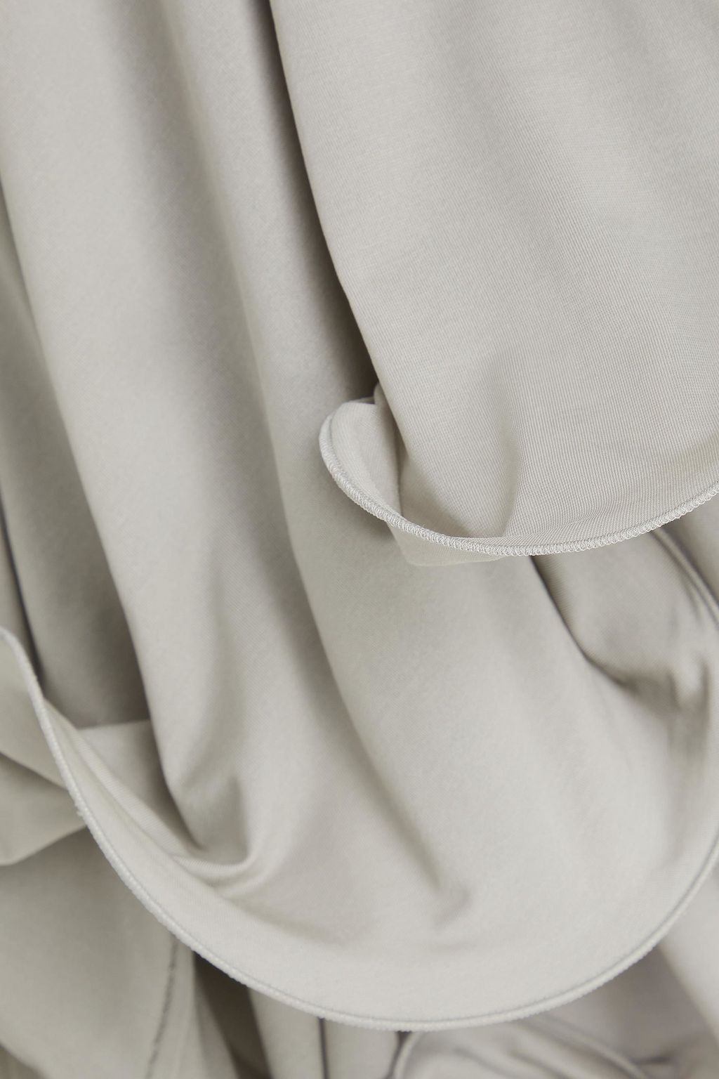 MAGDA BUTRYM فستان طويل بدون حمالات من الجيرسي المطاط بكشاكش