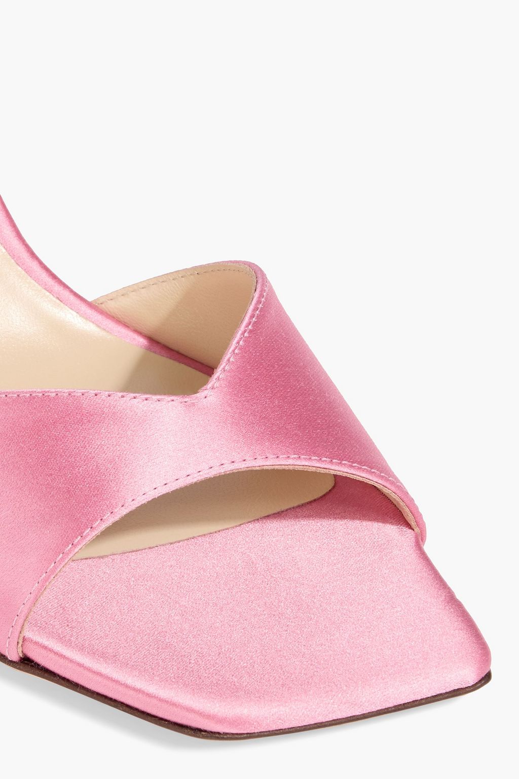 JIMMY CHOO Saeda 85 crystal-embellished satin sandals