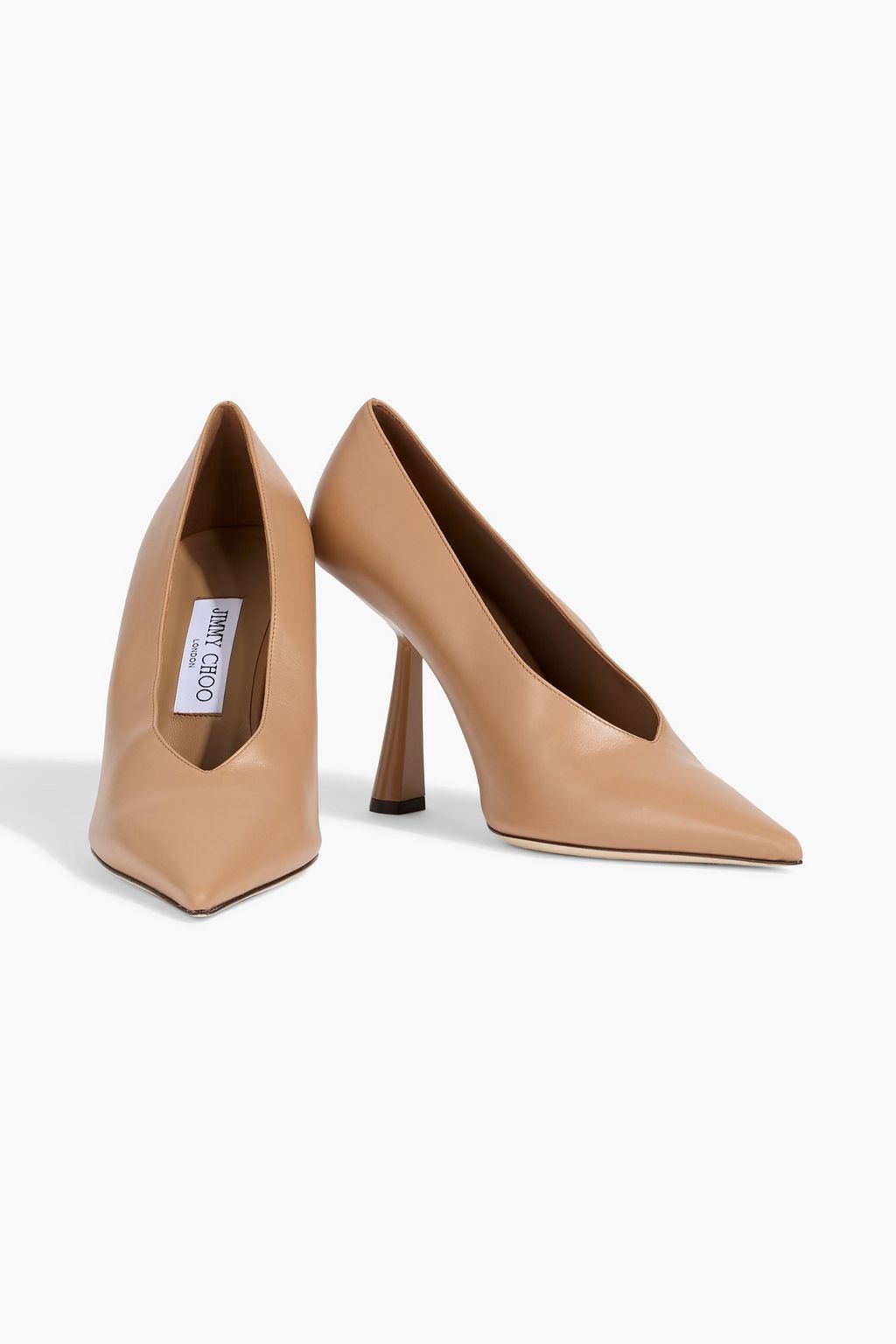 JIMMY CHOO Maryanne 100 leather pumps
