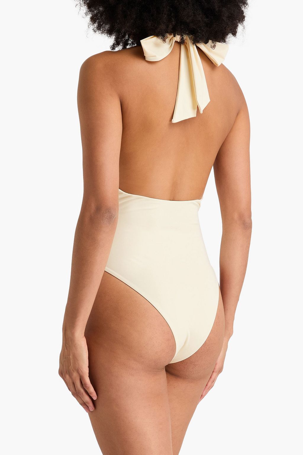 MAGDA BUTRYM لباس سباحة مُزيّن بزخارف الأزهار وبفتحات