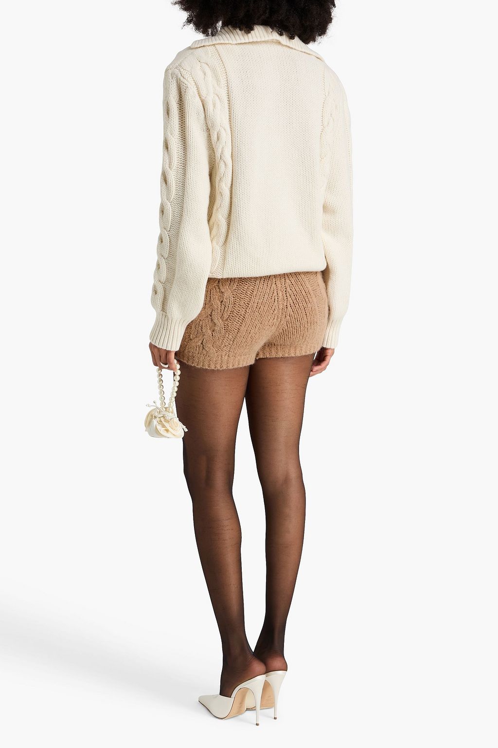 MAGDA BUTRYM شورت من نسيج بحبكة مجدولة