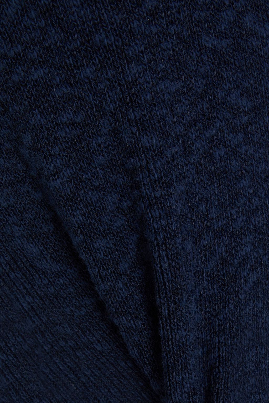 MAGDA BUTRYM فستان متوسط الطول من مزيج القطن والكتّان بتصميم مضلّع