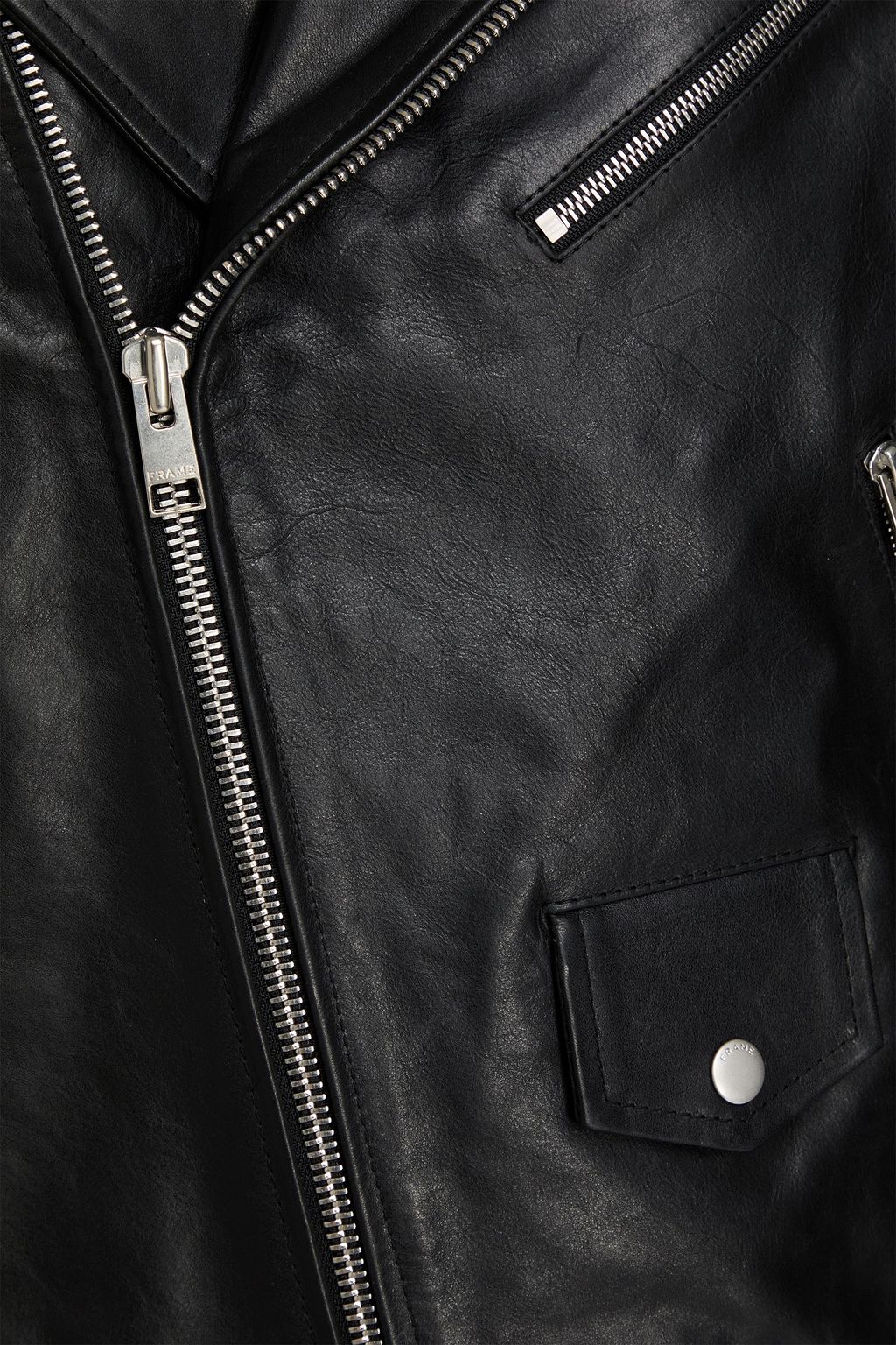 FRAME Leather biker jacket