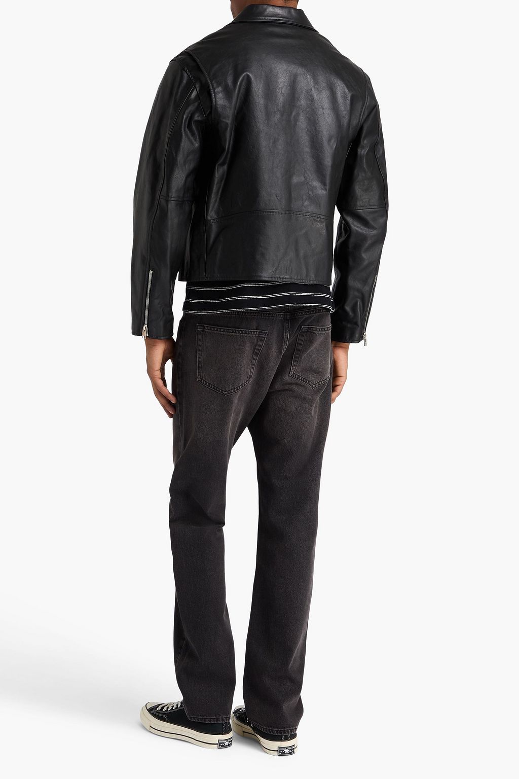 FRAME Leather biker jacket