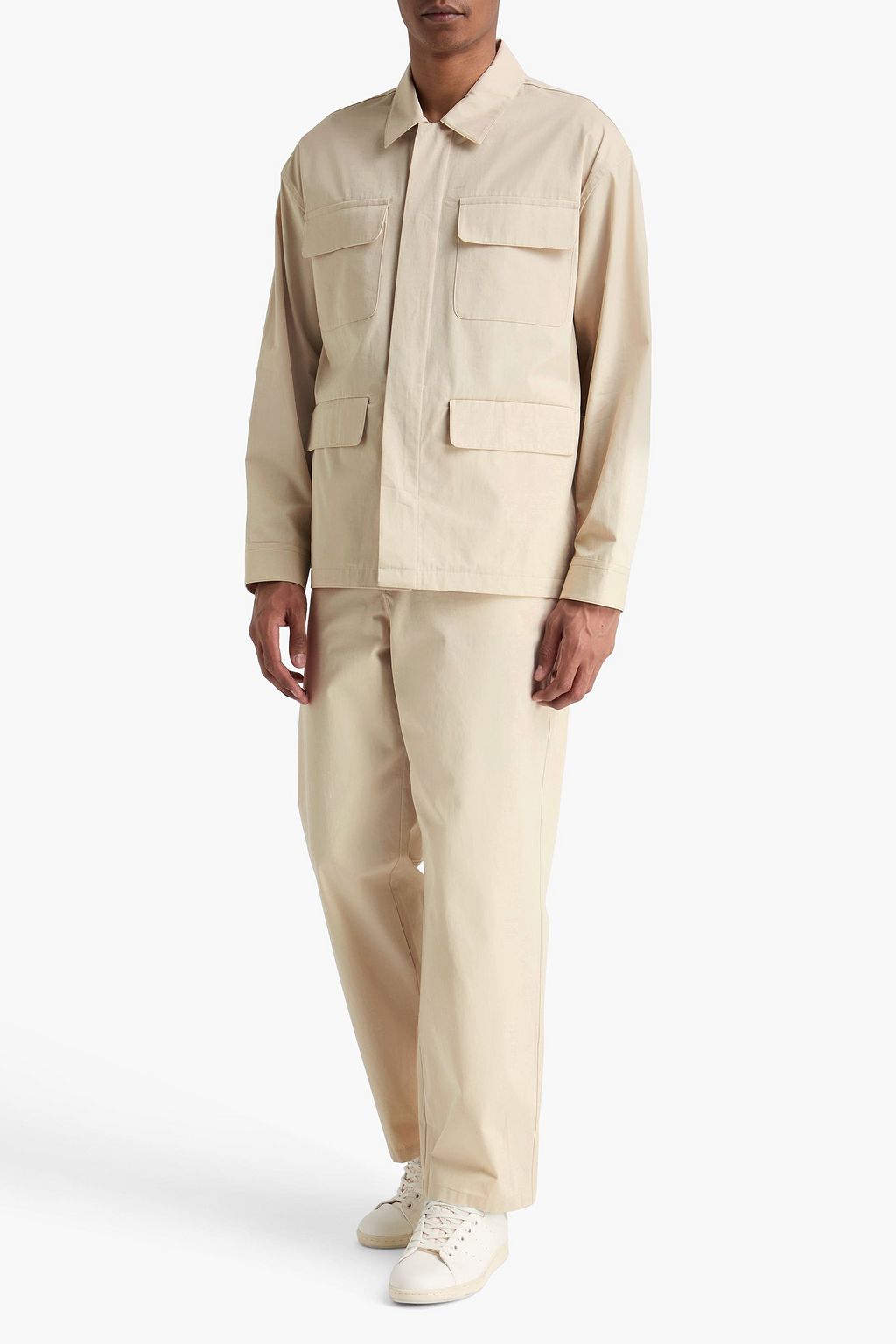FRAME Cotton-twill field jacket