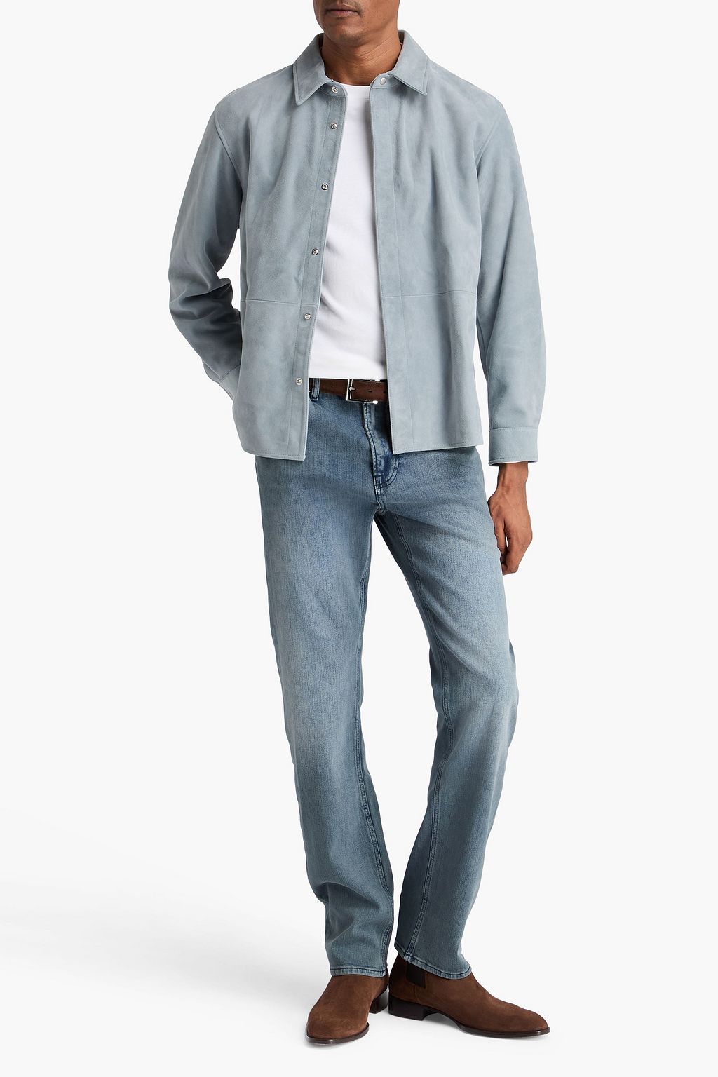 FRAME Suede shirt
