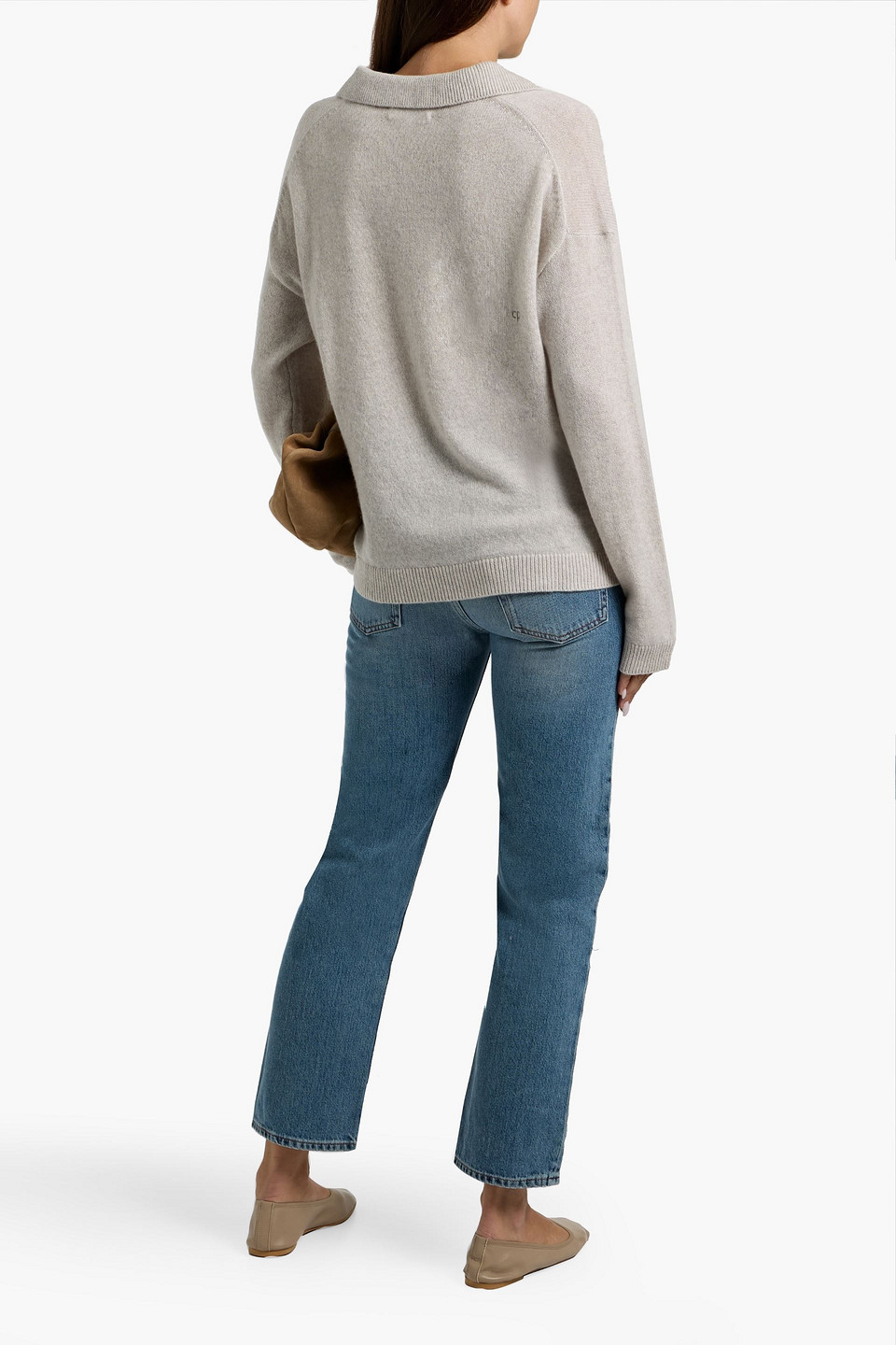 Totême Faded Five-pocket Denim Trousers With Belt Loops In Blue