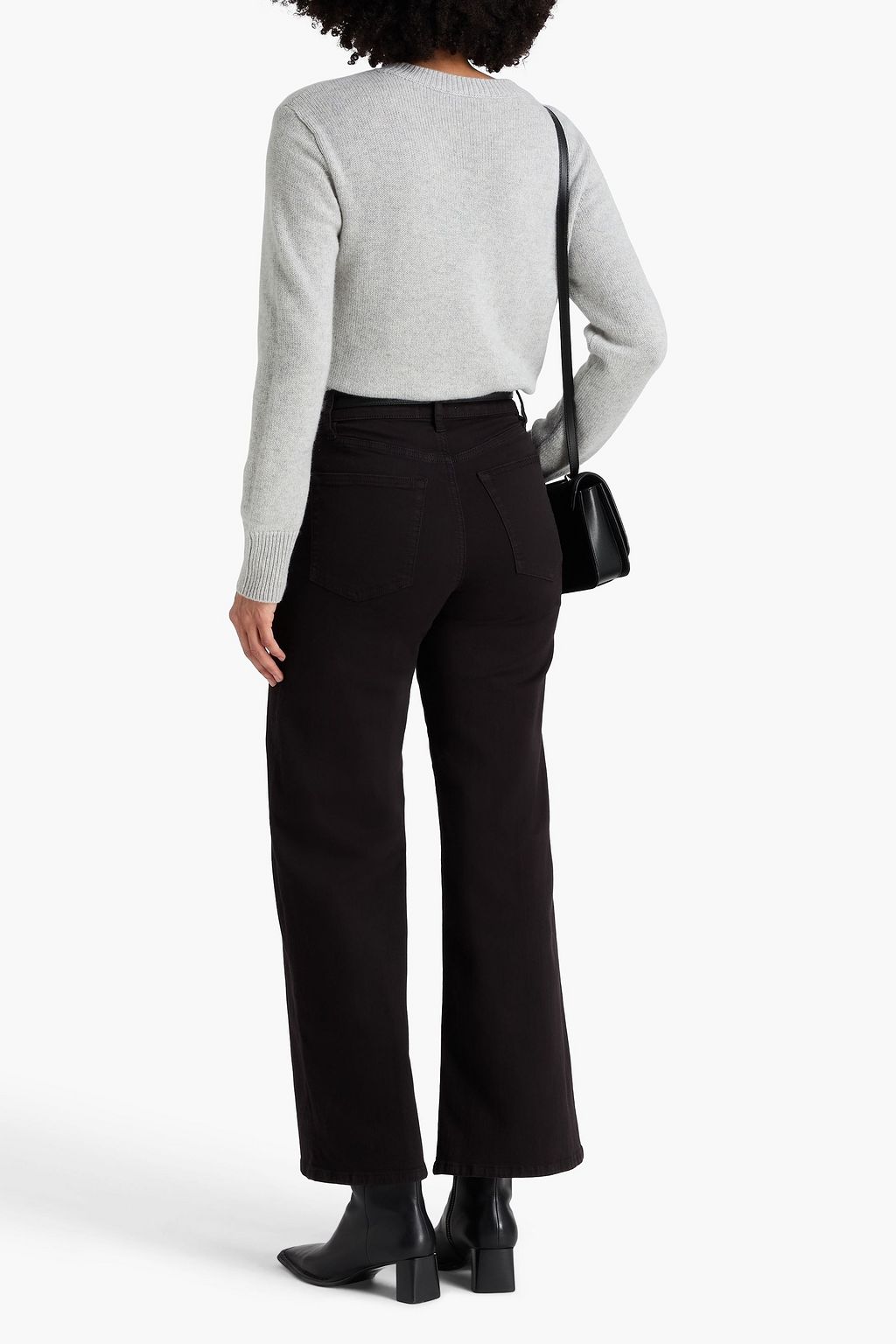 FRAME Le Palazzo high-rise wide-leg jeans