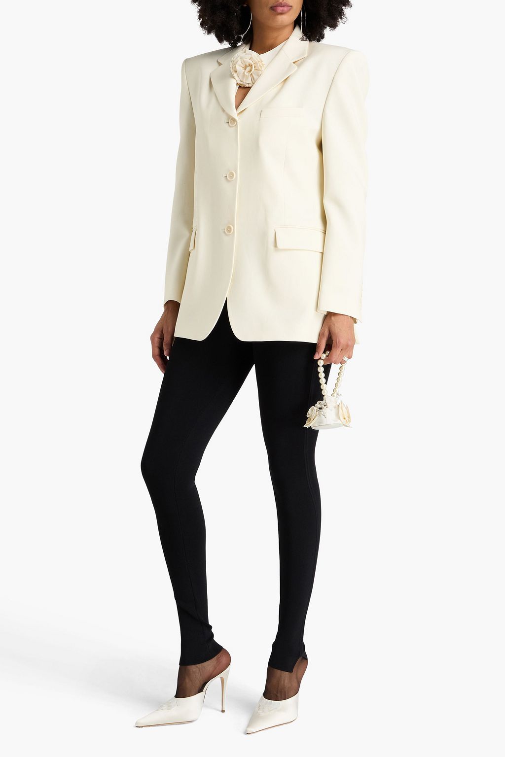 MAGDA BUTRYM Wool and silk-blend blazer