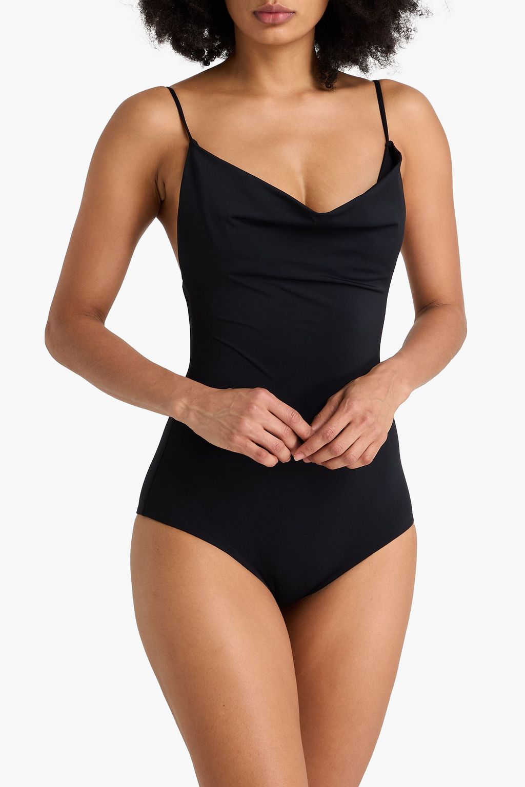 MAGDA BUTRYM لباس سباحة بتصميم درابيه