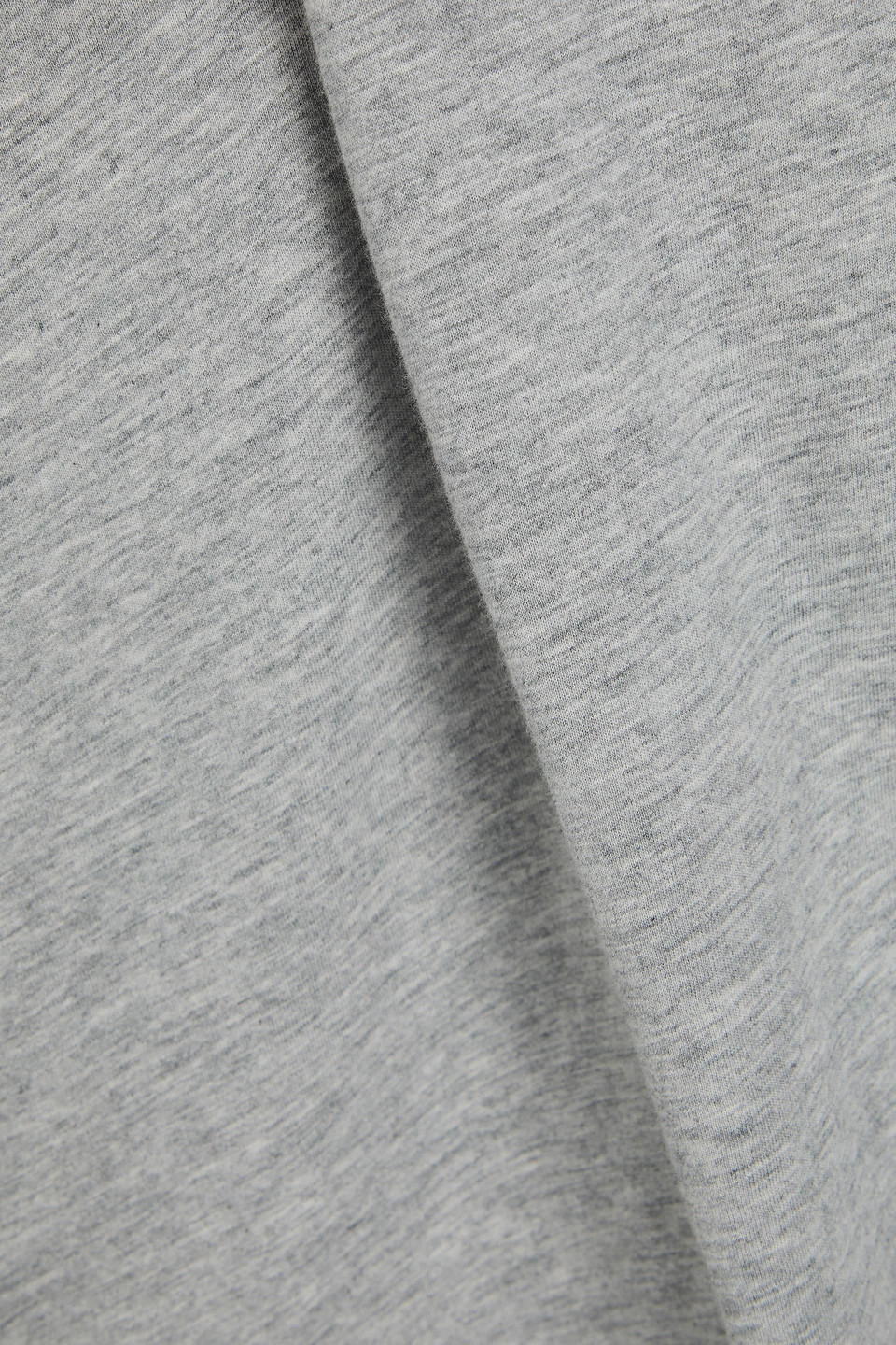 Frame Le Mid Rise Cotton-jersey T-shirt In Gray