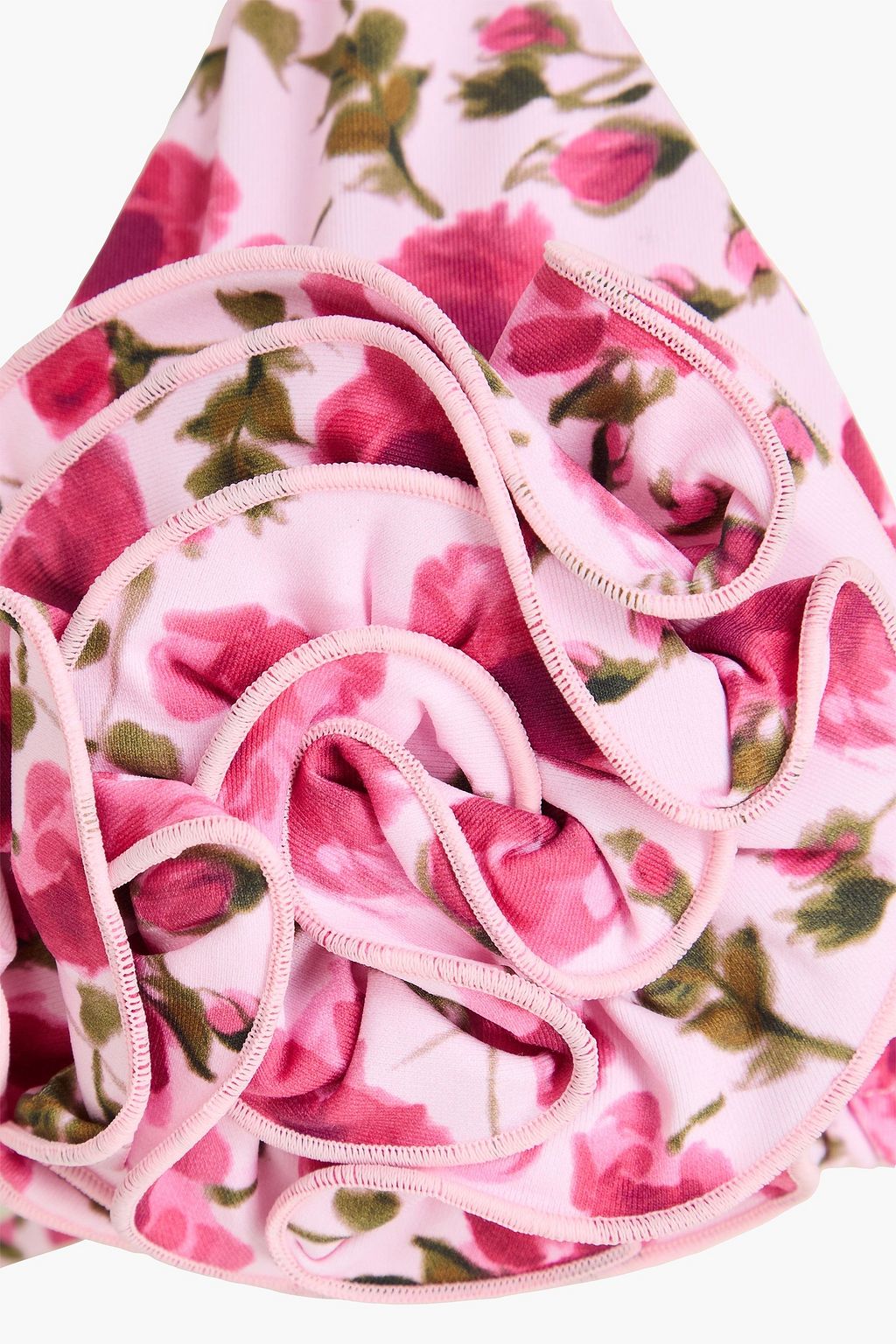 MAGDA BUTRYM توب بيكيني مثلث الشكل مُزيّن بزخارف الأزهار وبطبعات