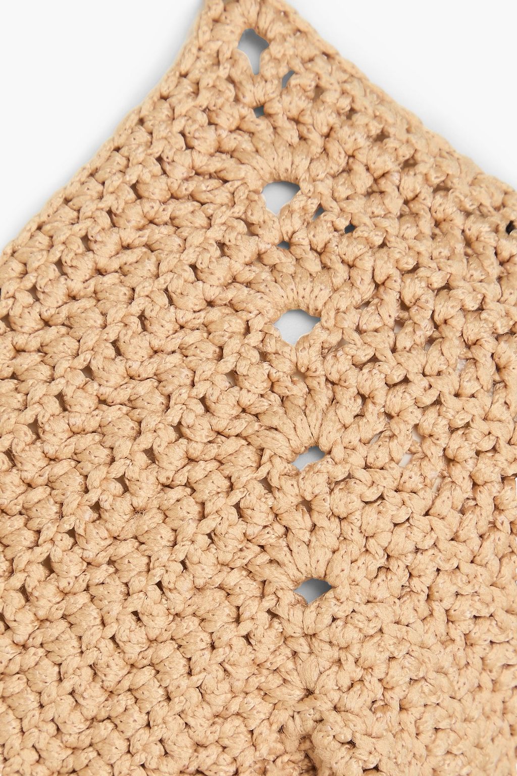 MAGDA BUTRYM توب بيكيني مثلّث الشكل من الكروشيه مزيّن بالخرز