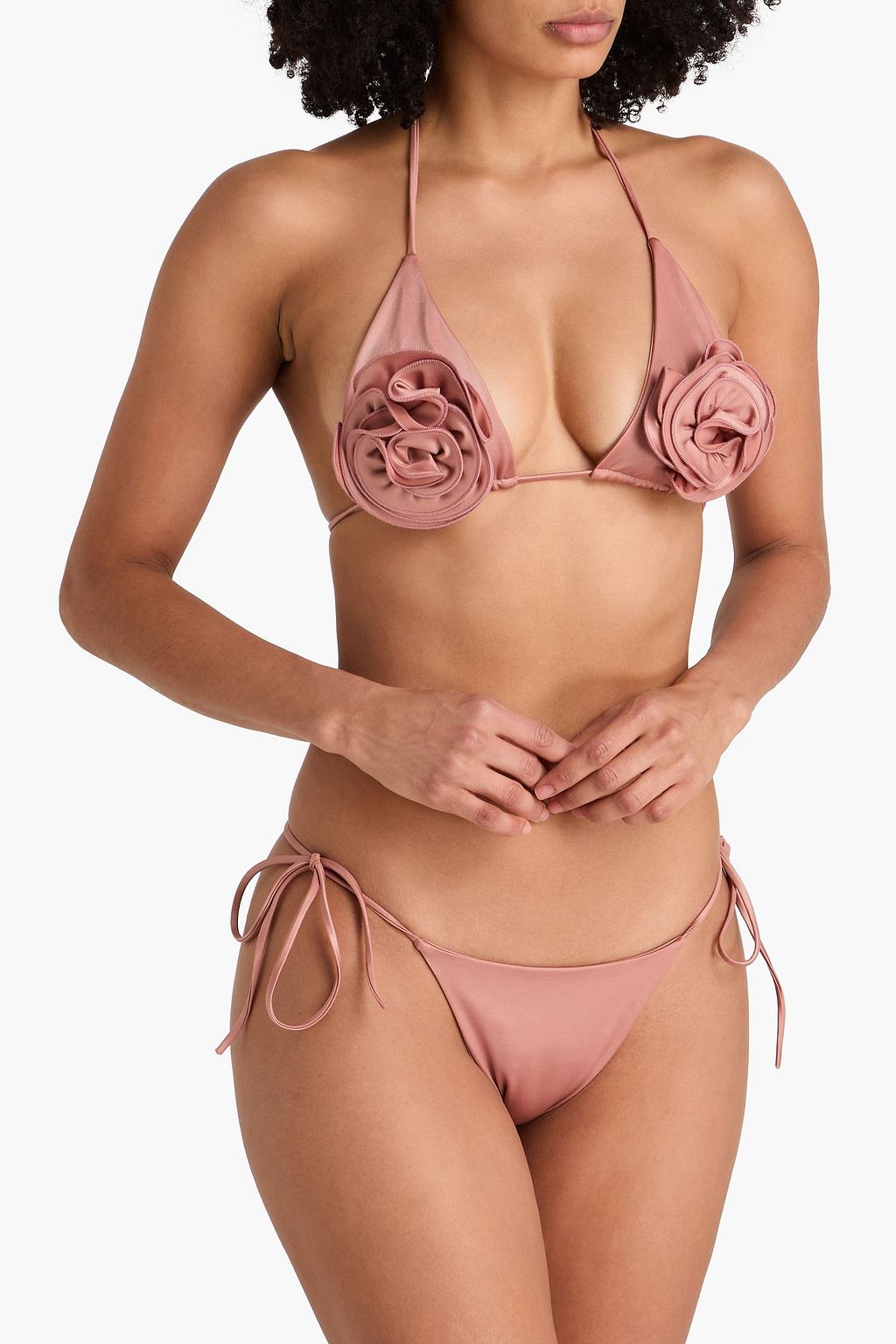 MAGDA BUTRYM توب بيكيني مثلّث الشكل مُزيّن بزخارف الأزهار