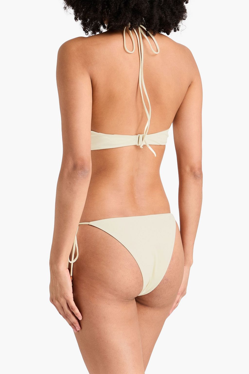 MAGDA BUTRYM Bead-embellished bikini top