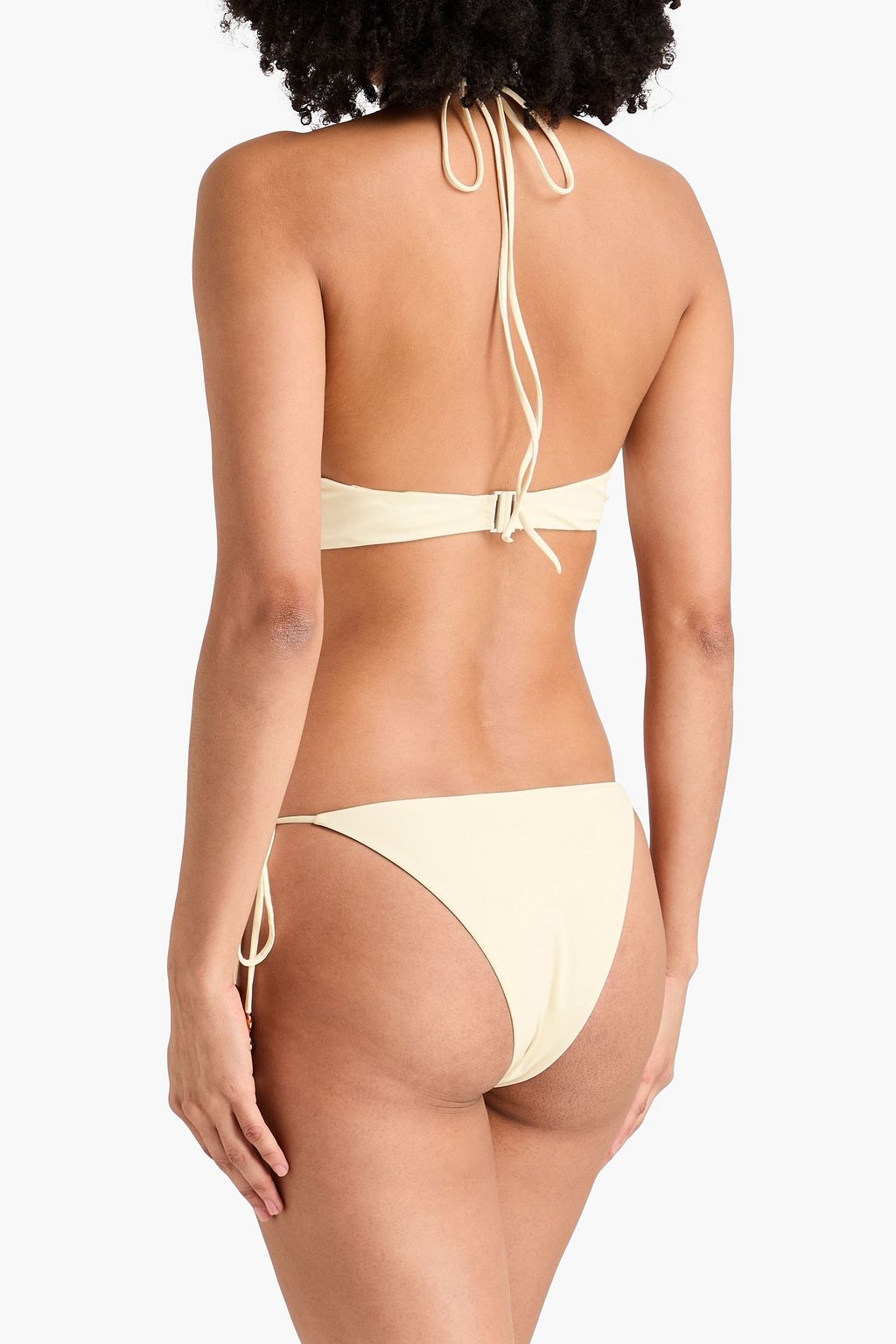 MAGDA BUTRYM Bead-embellished mid-rise bikini briefs