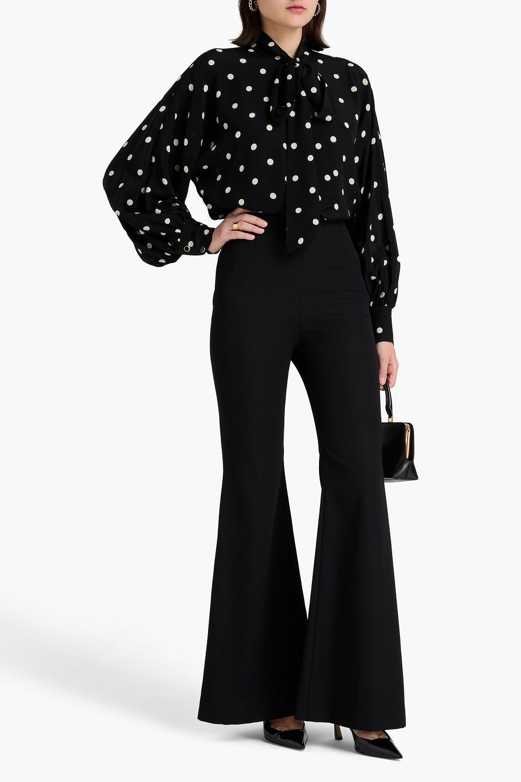 ZIMMERMANN Pussy-bow crepe de chine blouse