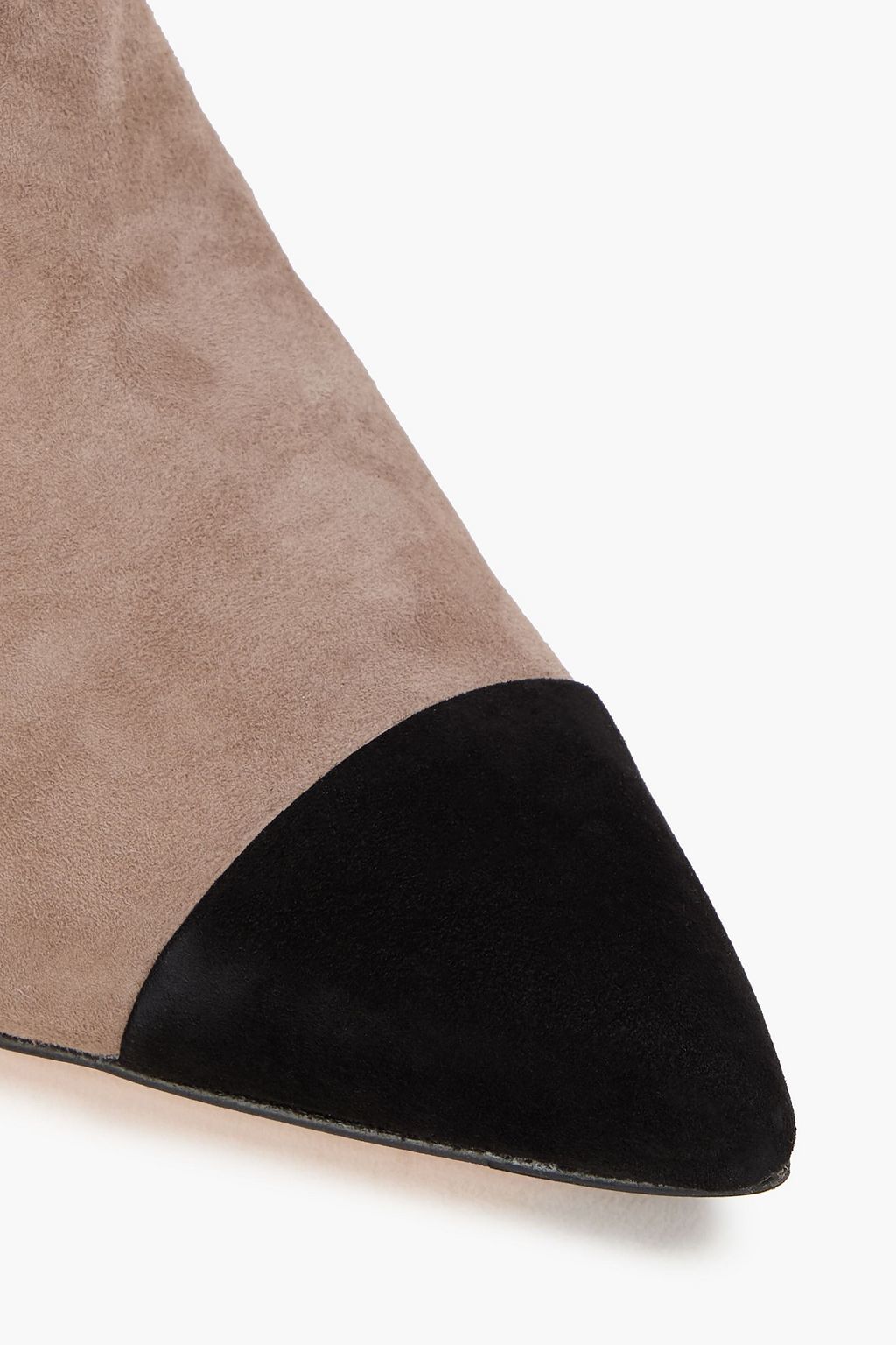 VERONICA BEARD Lisa two-tone suede ankle boots