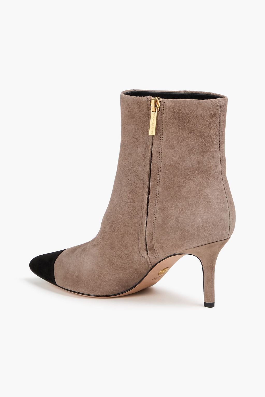 VERONICA BEARD Lisa two-tone suede ankle boots