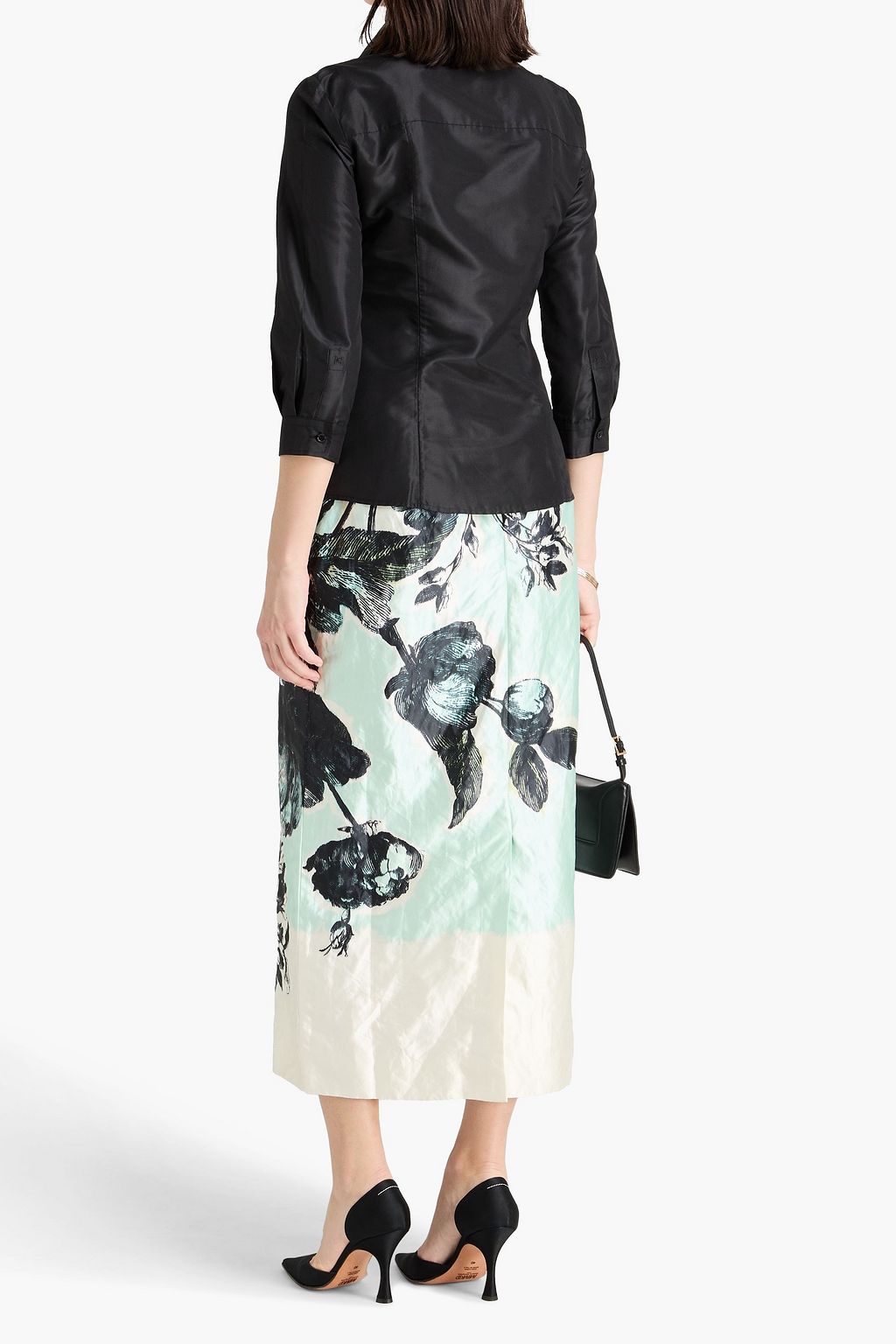 CAROLINA HERRERA Silk-taffeta shirt