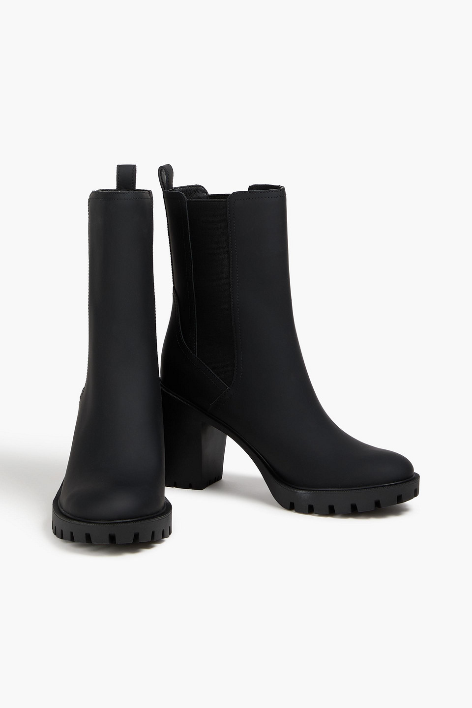  Veronica Beard - Riley Leather Chelsea Boots - Black - Us 6.5 