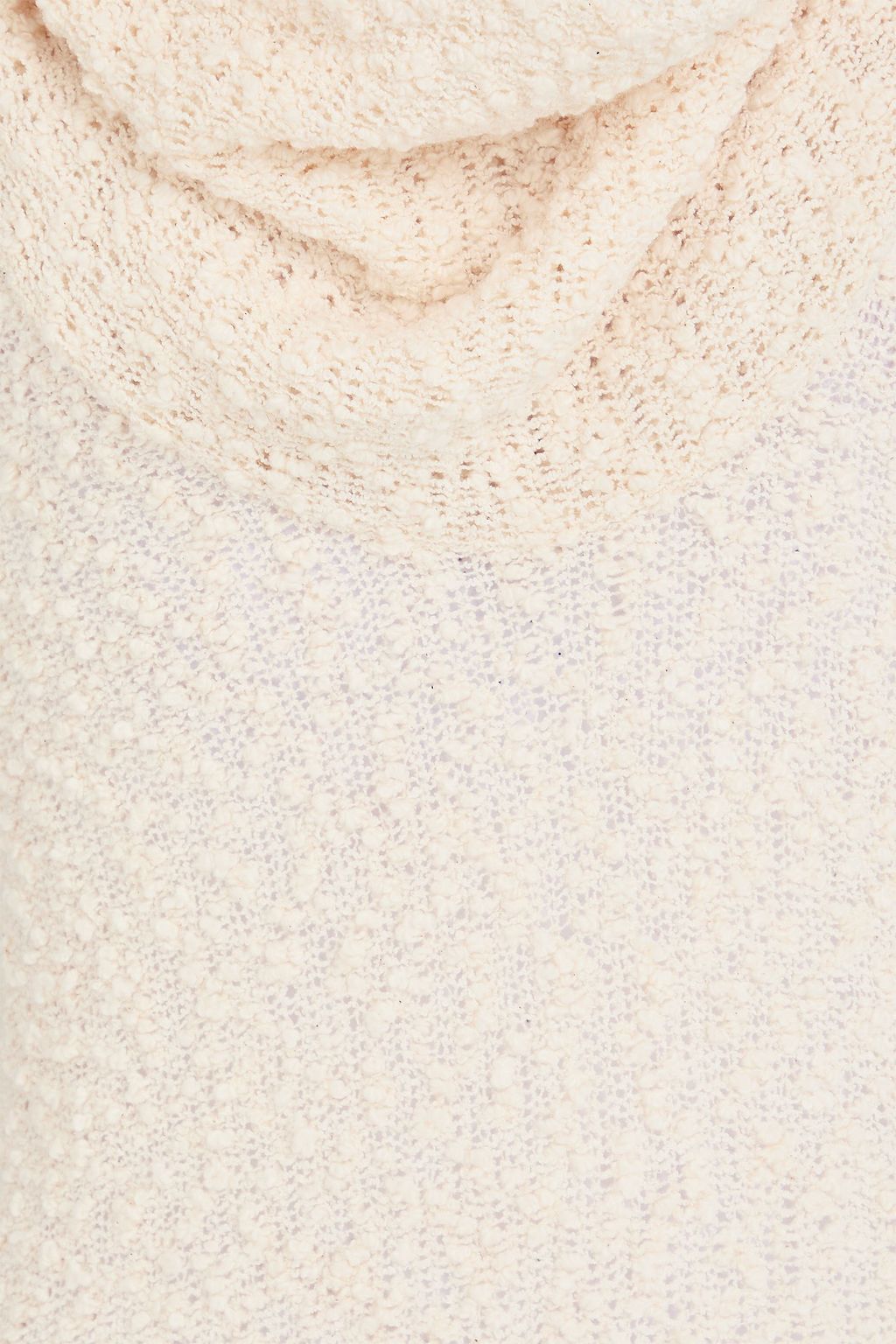 MAGDA BUTRYM Draped bouclé-knit cotton-blend maxi dress