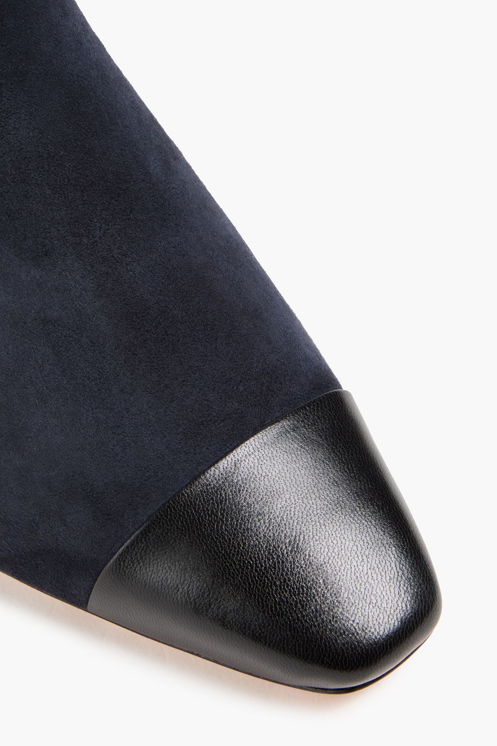 VERONICA BEARD Cecile leather and suede ankle boots