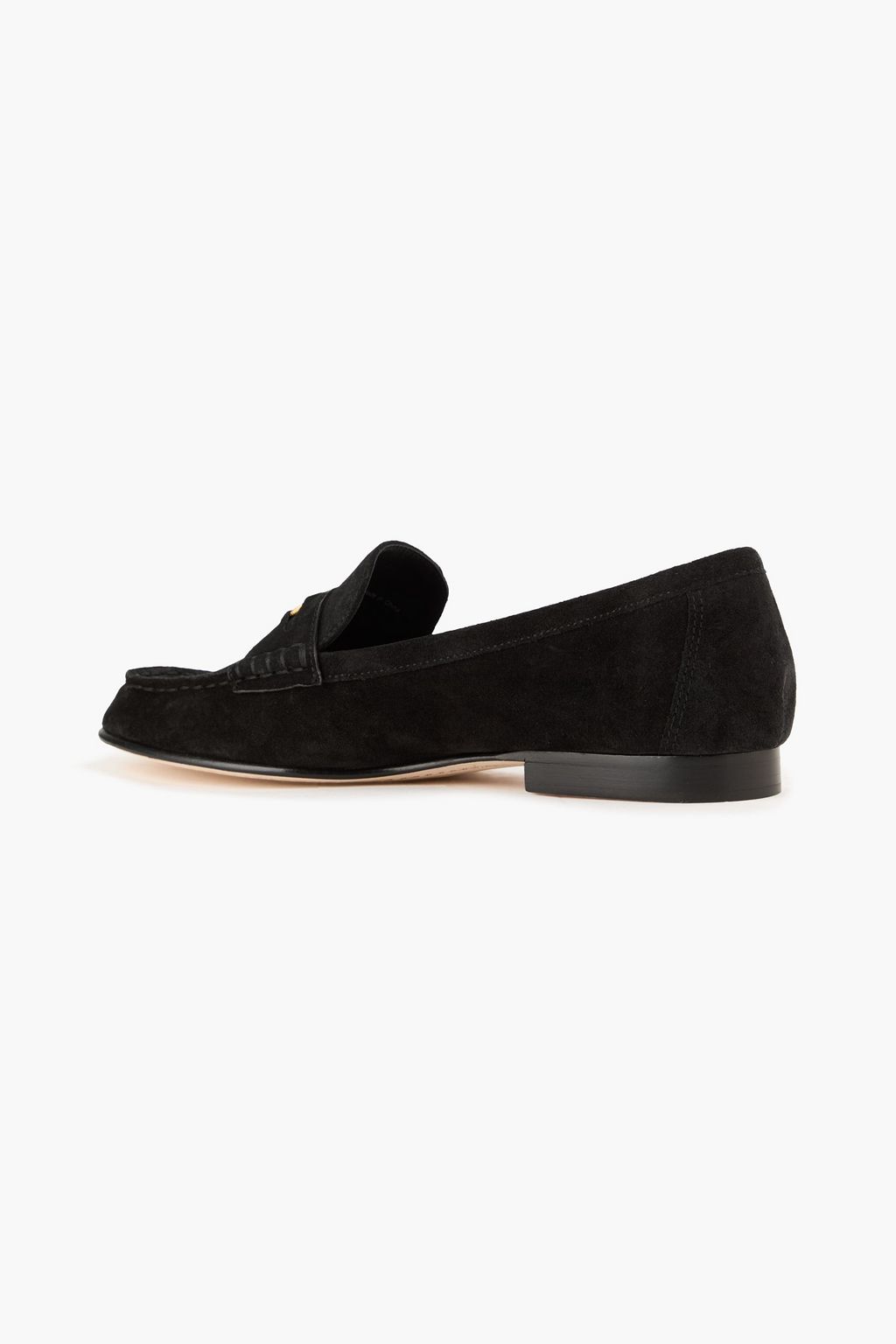 VERONICA BEARD Penny Loafers aus Veloursleder mit Verzierung