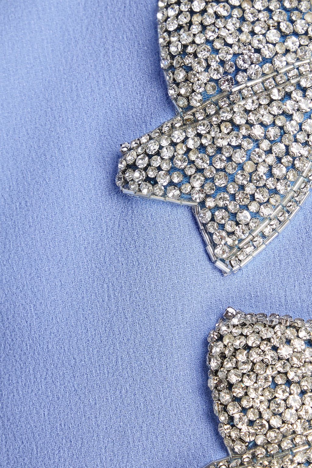 REBECCA VALLANCE Juliana cutout embellished crepe mini dress