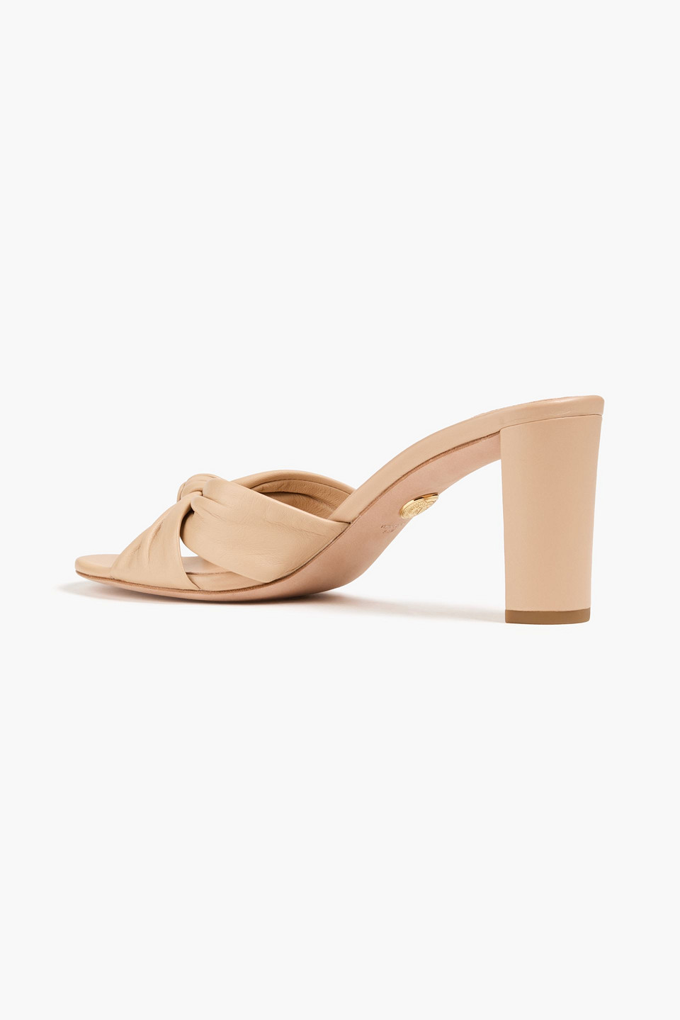  Veronica Beard - Twisted Leather Mules - Neutral - Us 6 