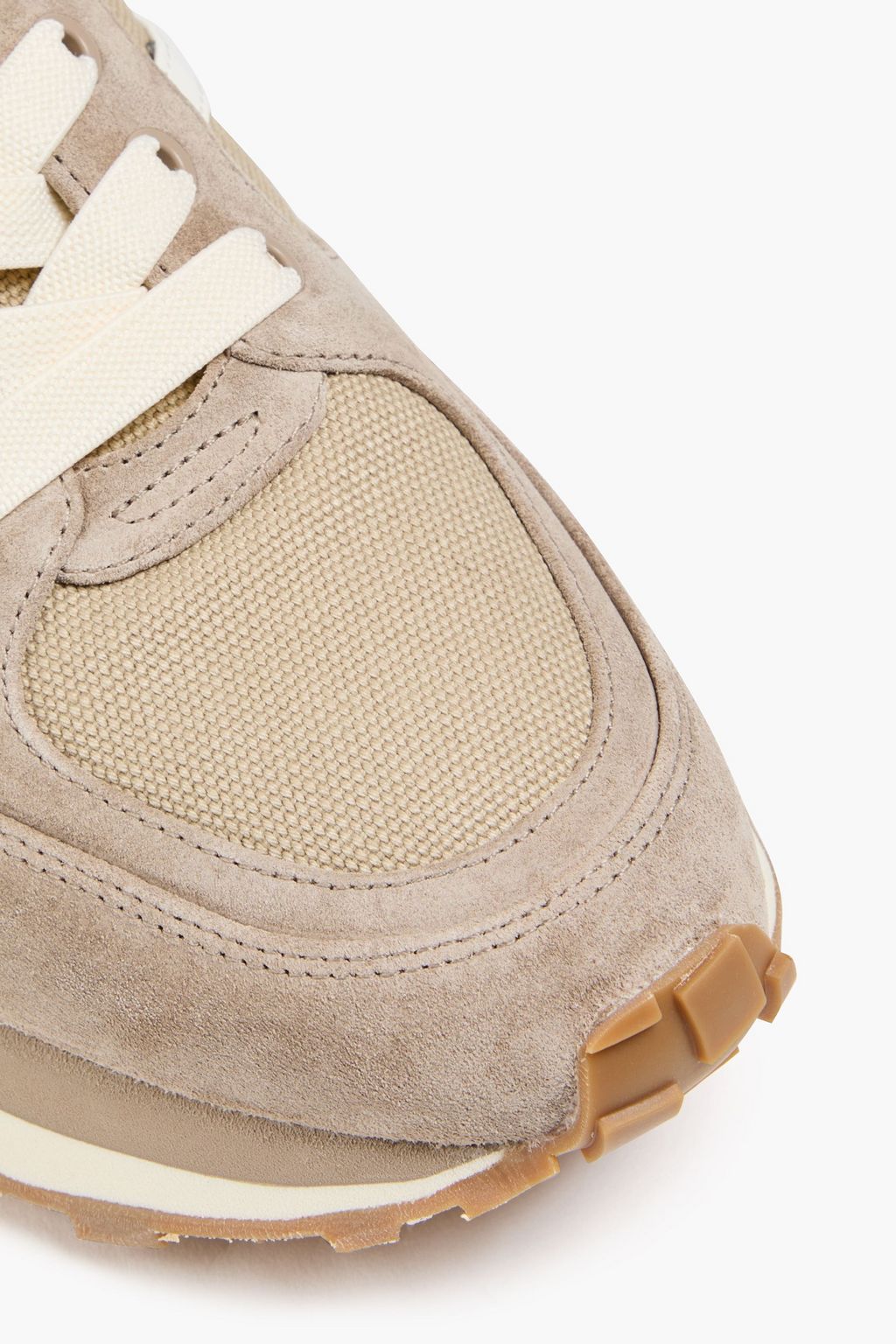 VERONICA BEARD Valentina suede and canvas sneakers