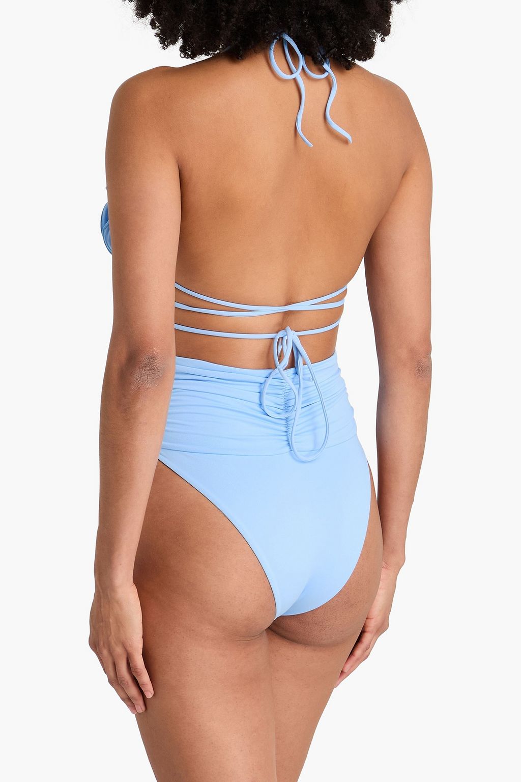 MAGDA BUTRYM توب بيكيني مثلّث الشكل مُزيّن بزخارف الأزهار