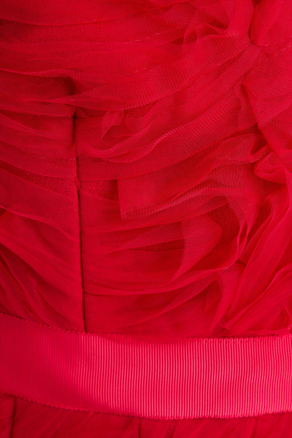 REBECCA VALLANCE Fernanda strapless tulle mini dress