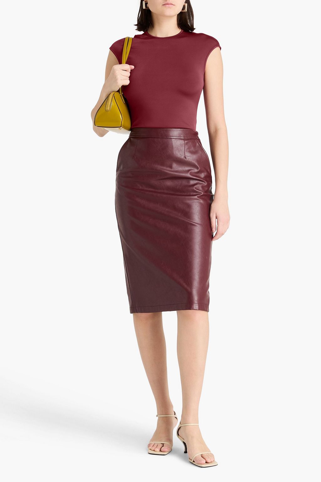 TOVE توب "ديكا" من ساتان جيرسي