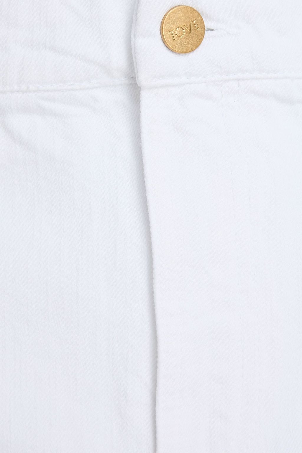 TOVE Sera denim midi skirt