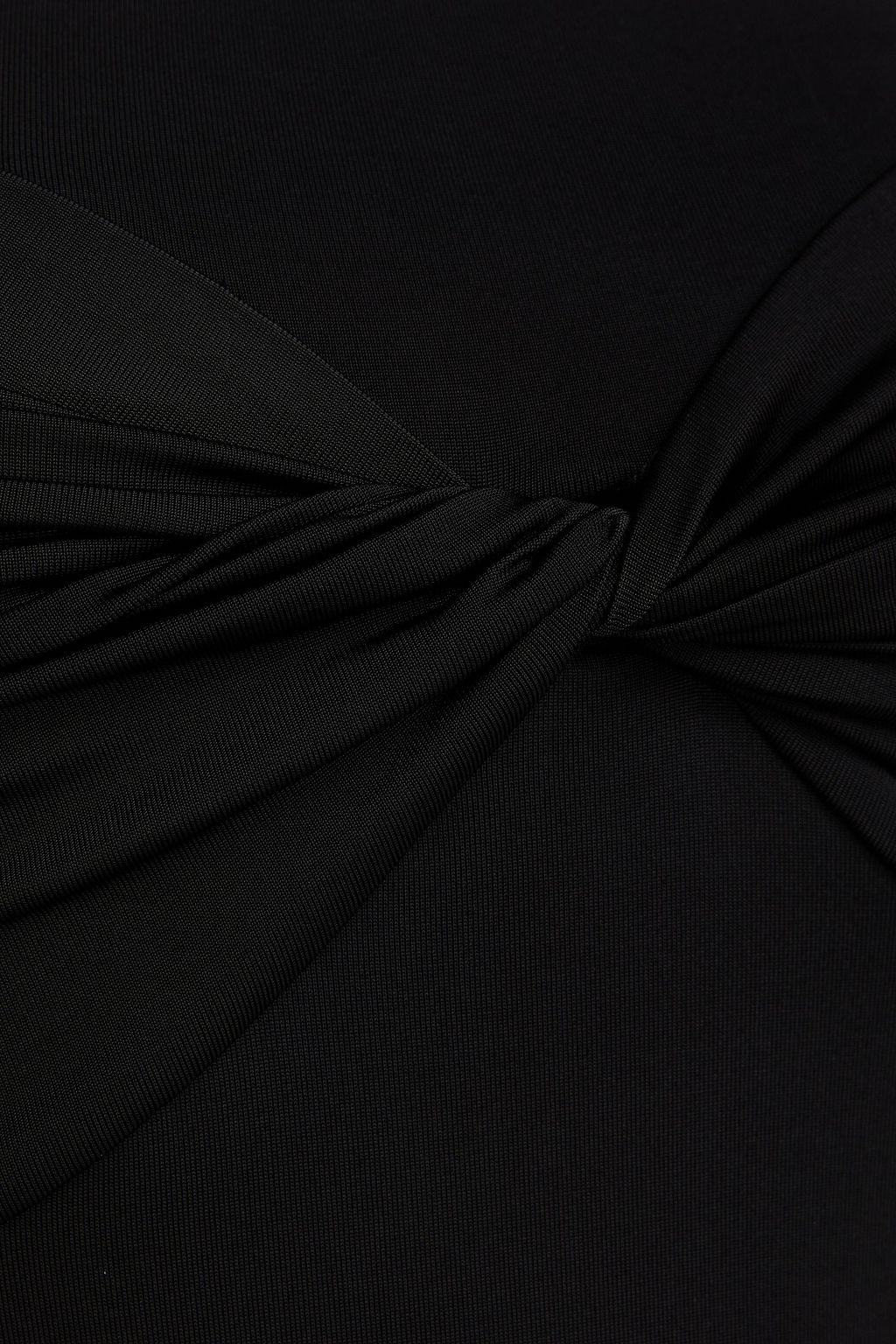 TOVE فستان متوسط الطول "كاتي" دون حمالات من الجيرسي